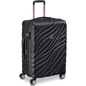 DELSEY Paris Delsey Alexis Lightweight Luggage-Checked Medium in Black/rose Gold at Nordstrom