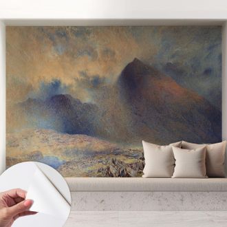 Tulup Carta Da Parati Autoadesiva - Fotomurale - Alta Qualit&agrave; - Per La Cucina - Camera Da Letto - Paesaggio Montano 208x146 Cm