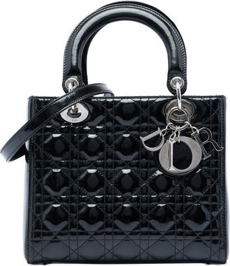 Dior Pre-owned Dior Medium Patent Cannage Lady Dior Ladies N2Q9NSH8J5IHAL5E
