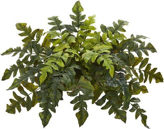 Nearly Natural Holly Fern Artificial Ledge Plant