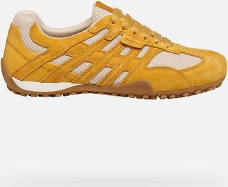 Geox Scarpe Snake Original Donna Giallo/bianco Latte