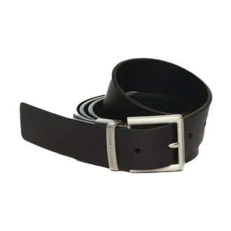 A|X Armani Exchange Cintura con fibbia a lingua - - Accessories - Uomo - Nero - ONE SIZE