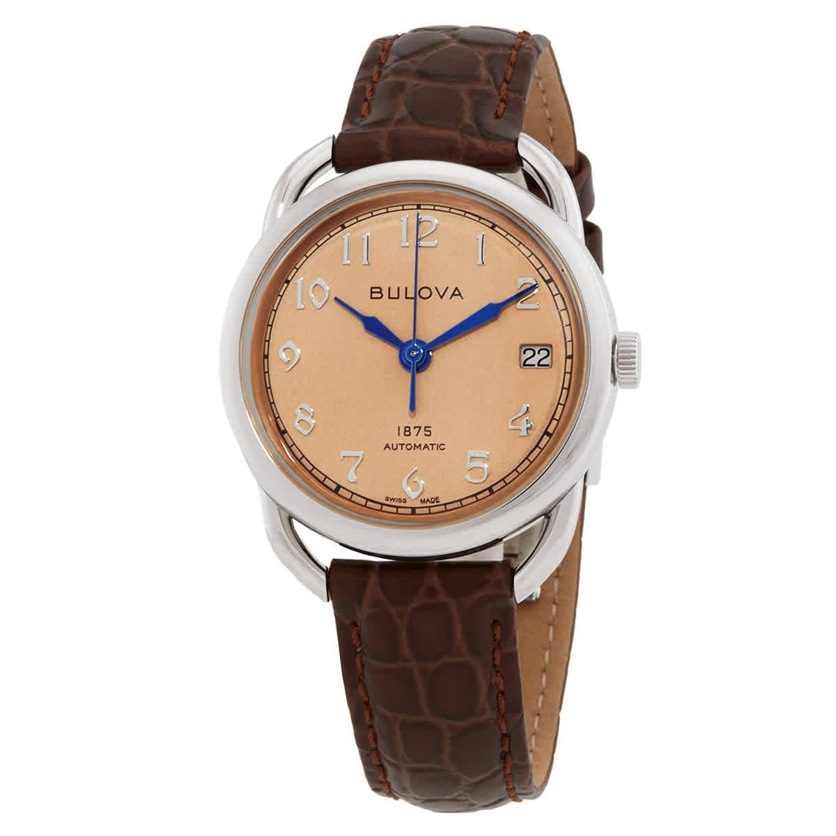 NWT Bulova Sutton Automatic Floral Open Heart Dial Ladies Watch Bulova 97L172 - Classic Sutton Ladies Open Heart Automatic  main image 3