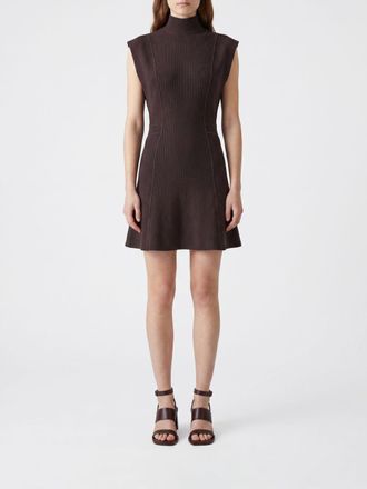 Alaia Mini abito dolcevita in maglia di seta senza maniche e vestibilit&agrave; slim