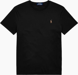 Polo Ralph Lauren Mens Polo Ralph Lauren Interlock Custom Slim T-Shirt 001 Black - Size: 38