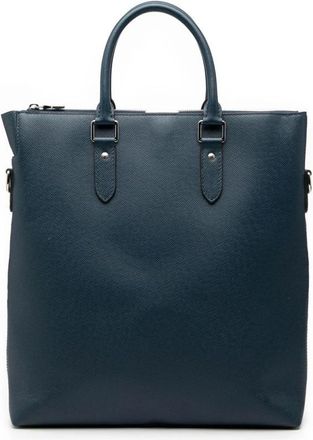 Louis Vuitton Pre-owned Tote Bags, female, Blue, Size: ONE SIZE Pre-owned Textured Chain Crossbody Bag