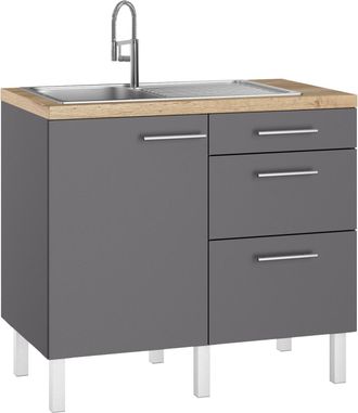 Optifit Pantryküche »Lilly« Breite 100 cm