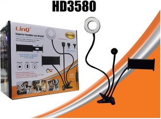 Trade Shop Trade Shop - Sistema De Sistema De Apoyo A Clip Para Scrivania Luce Ring Led Flessible Hd3580