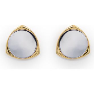 Black Suede Studio Trine Earring in Gold/silver at Nordstrom
