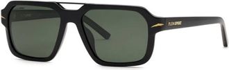 Plein Sport Ssp 036 700P Zonnebril - Heren - Zonnebrillen - Zwart - 57 MM - Accessoires