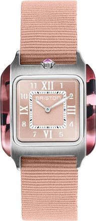 Briston Streamliner Quartz Pink Dial Ladies Watch 262030.SA.UR.45.NPK