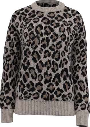 Alanui Printed Sweater in Animal Print Wool