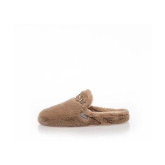 Copenhagen Shoes Schoenen, Dames, Bruin, 40 EU, Zachte Pantoffels met Gouden Details