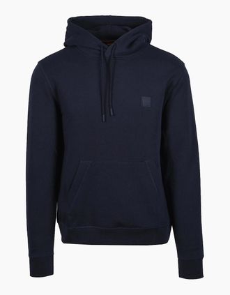 HUGO BOSS Mens Boss Orange WETALK HOODIE DARK BLUE - Navy - Size: 42