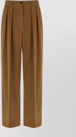 The Row cashmere blend tailored trousers