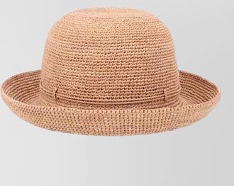 Helen Kaminski wide brim woven texture sun hat