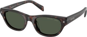 Prada PR C08S Polarized 17N90V Womens Sunglasses Tortoiseshell Size 50
