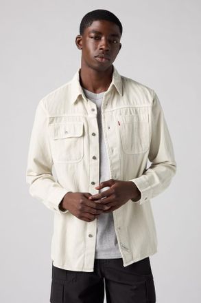 Levi's Camisa Auburn Worker - Hombre - 2XL - Gris / Harp Silver Birch Garment Dye