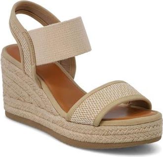 Mia Berniece Platform Wedge Sandal in Natural at Nordstrom, Size 6.5