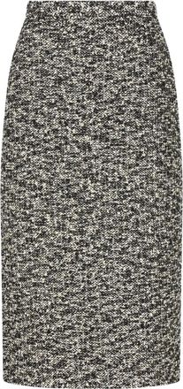 Gucci textured midi skirt - Black