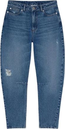 Halfboy Lichtblauwe Denim Bananenbeen Jeans - Dames - Loose Fit Jeans - Blauw - W25 - Denim - Jeans