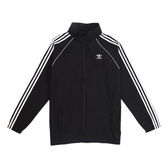 adidas originals SST Winbreaker Black logo CW1309
