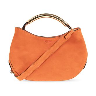 Moschino Handle Me Bag - Dames - Handtassen - Oranje - ONE Size - Katoen - Tassen