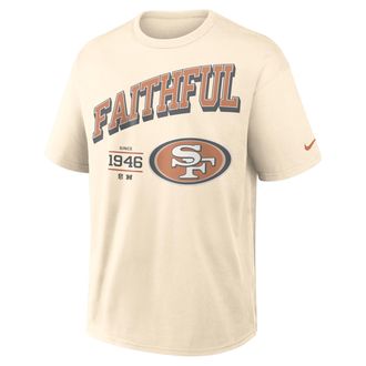 Nike San Francisco 49ers Max90 Nike Mens NFL T-Shirt in Brown | 04T615A9B-S0W