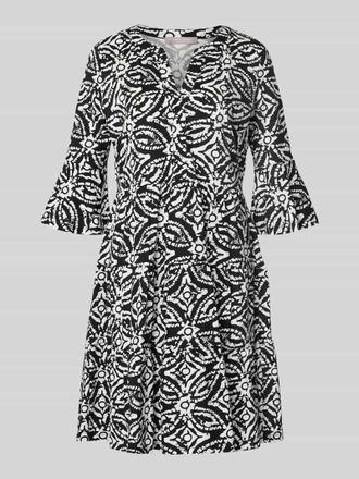 Christian Berg Minikleid mit Tunika-Ausschnitt in Black, Gr&ouml;&szlig;e 34