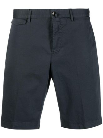Pantaloni Torino above-knee cotton chino shorts - men - Cotton/Elastane - 58 - Blue