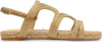 Castaner Pitra Raffia Sandals - Beige - 39 (IT39/ UK6)