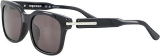 Alexander McQueen Zwarte T-Bar Zonnebril - Heren - Zonnebrillen - Zwart - ONE Size - Accessoires