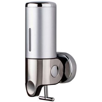 OEM Dispensador De Jab&oacute;n De Una Mano De Acero Inoxidable/cromo, Dispensador De Jab&oacute;n Manual De Palanca Para Montaje En Pared, Caja Dispensadora De Desinfe