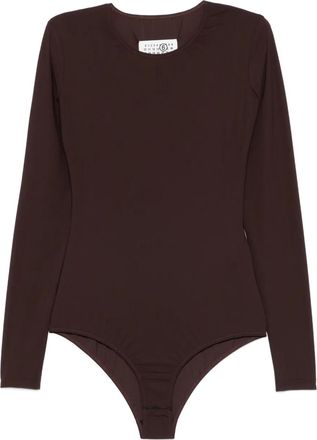 Maison Margiela Body con maniche lunghe - Marrone
