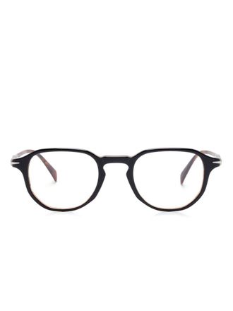 Eyewear by David Beckham pantos-frame glasses - Brown