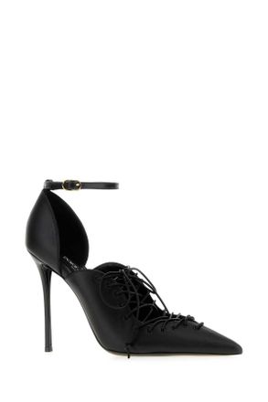 Dolce & Gabbana Lace-Up Leather Pump