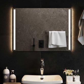 vidaXL Espejo De Ba&ntilde;o Con Led 70x50 Cm Vidaxl