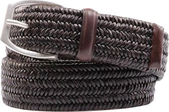 Orciani Wave leren riem - Heren - Riemen - Bruin - 90 CM - Leer - Accessoires
