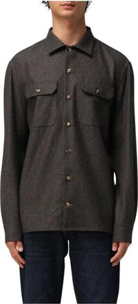 Brunello Cucinelli Overhemden, Heren, Grijs, L, Sweatshirts