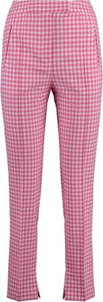 Pantaloni Torino Pantaloni Frida a quadri - Rosa