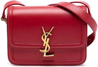 Saint Laurent Pre-owned Cross Body Bags, female, Red, Size: ONE SIZE Pre-owned Crossbody Bag