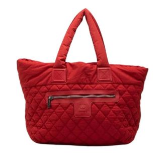 Chanel Pre-owned Coco Cocoon Tote - Dames - Vintage Shopper - Rood - ONE Size - Nylon - Vintage