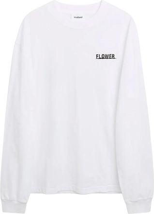 Soulland Tops, unisex, Wit, 2Xs/Xs, Katoen, Derek Rose T-shirt met print