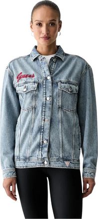 Guess Klaudyn Denim Jacket - Dames - Spijkerjassen - Blauw - M - Denim - Jassen