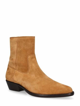Isabel Marant Womens Okuni Chelsea Boots In Camel Suede