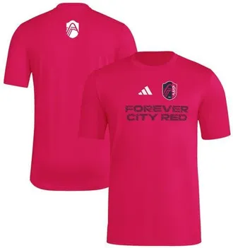 adidas Mens adidas Pink St. Louis City SC 2025 Jersey Hook AEROREADY T-Shirt in Red at Nordstrom, Size Xx-Large