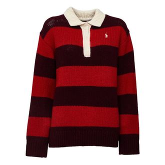Polo Ralph Lauren Ribbed Polo Shirt - female - Polo Ralph Lauren - Polo Shirts - Multicolor - XS - Tops