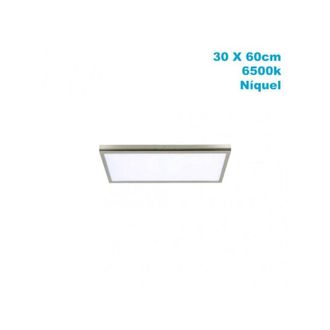 Fabrilamp Fabrilamp - Panel superf. 36w 6500k tivoli niquel 2,5x30x60 cm 3060 lm