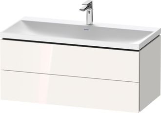 Duravit Duravit L-cube C-shaped Ensemble Suspendu, 2 Tiroirs, Sans