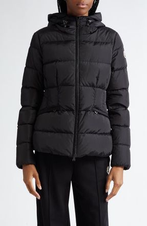 Moncler Avoce Hooded Down Jacket in Black at Nordstrom, Size 2
